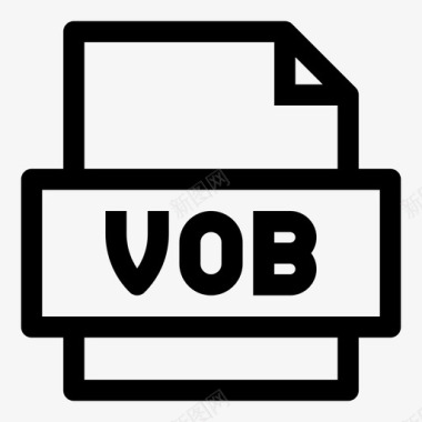 vob文件dvd视频对象文件视频文件图标图标