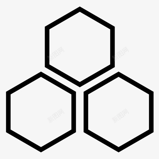 蜂箱刺形状图标svg_新图网 https://ixintu.com 六边形 刺 图案 形状 梳子 甜味 蜂箱 蜂蜜