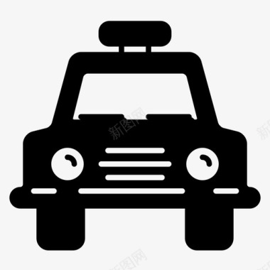 出租车轮胎道路图标图标