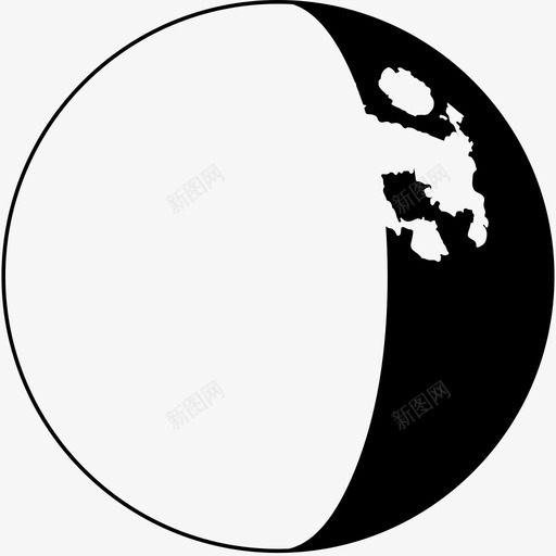 月相界面符号天气月相1图标svg_新图网 https://ixintu.com 天气 月相1 月相界面符号