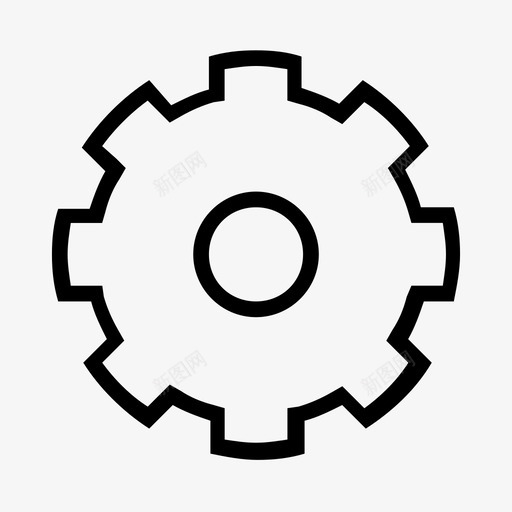 齿轮钟表磨床图标svg_新图网 https://ixintu.com 各种2 机械 磨床 钟表 马达 齿轮