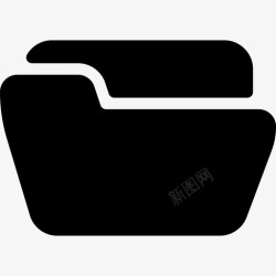 打开文件的文本打开文件夹使用文本图标高清图片