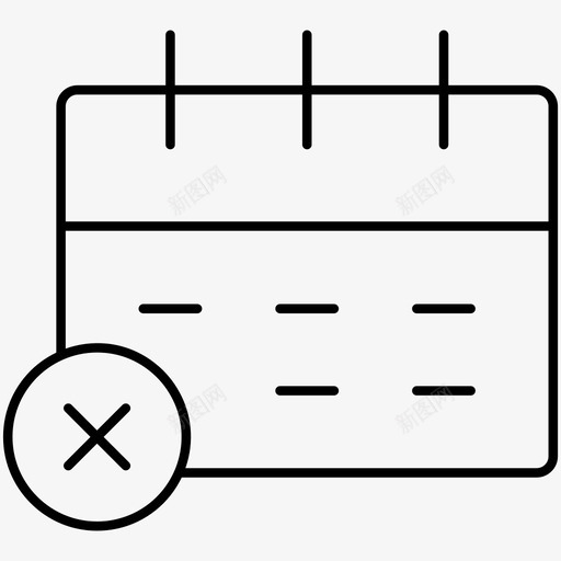 取消日历事件工作时间图标svg_新图网 https://ixintu.com x 关闭 删除 取消日历事件 工作 日历行图标ii 时间 系统 约会 计算机