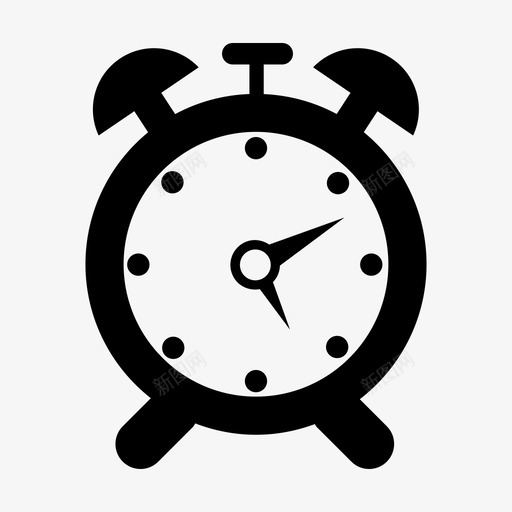 时钟闹钟设备图标svg_新图网 https://ixintu.com 分钟 家具 小时 手表 时钟 时间 照明和男士配件图标 计时器 设备 闹钟