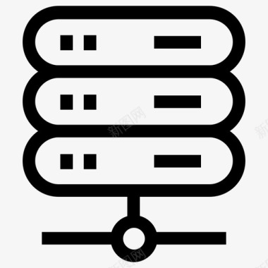 网络服务器电线网络主机图标图标