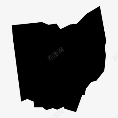 俄亥俄州美国克利夫兰图标图标