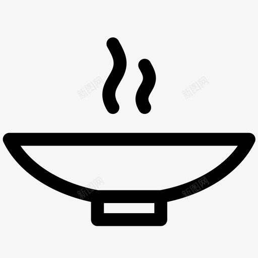 汤碗肉汤图标svg_新图网 https://ixintu.com 午餐 汤 液体的 热的 盘子 碗 肉汤 蒸 蒸汤 鸡肉面