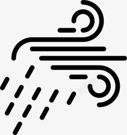 沙子灰尘风暴天空沙子图标高清图片