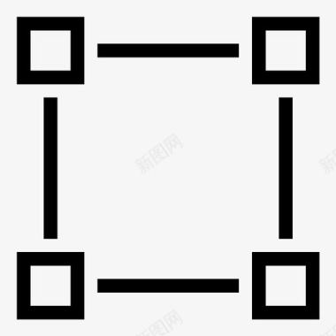 对象方形实体图标图标