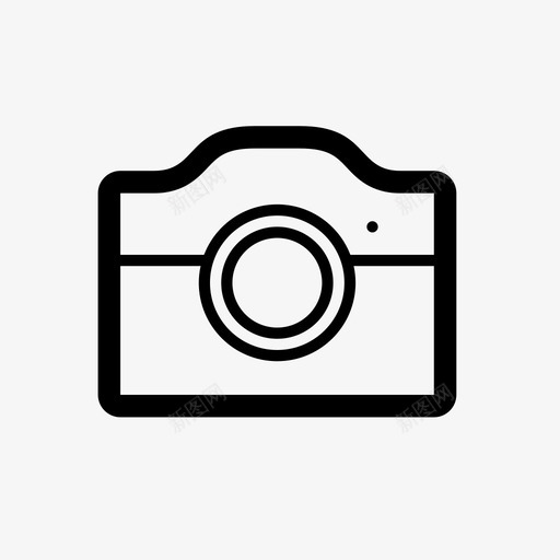 照相机夹子照片图标svg_新图网 https://ixintu.com 圆形套装 夹子 快照 拍摄 照片 照相机 肖像