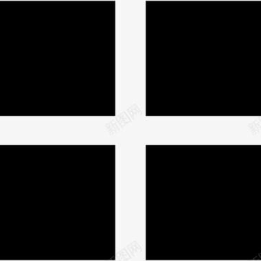 四块黑色方块大符号界面必备品图标图标