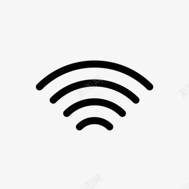wifi无线波形图标图标