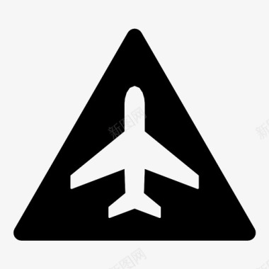 飞机警告飞机停放飞机前方图标图标