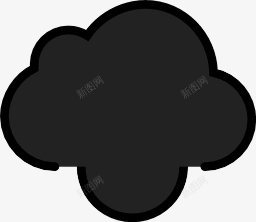 成功云图标svg_新图网 https://ixintu.com 成功云
