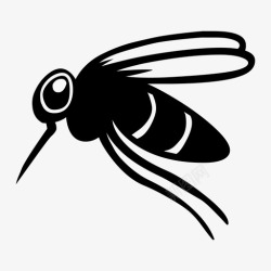 米斯蚊子苍蝇大黄蜂图标高清图片
