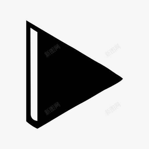 三角形形状金字塔图标svg_新图网 https://ixintu.com 三角形 前进 圆锥体 形状 播放 绘制集23d 跳跃 金字塔 音乐 黑色