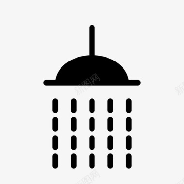 淋浴洗衣浴缸图标图标