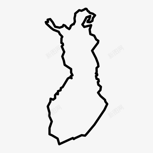 芬兰导航地图图标svg_新图网 https://ixintu.com 世界地图 位置 信息 品牌 国家 地图 实验室 导航 整体 芬兰 预测