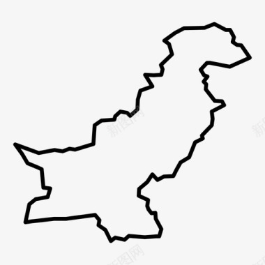 巴基斯坦亚洲国家图标图标