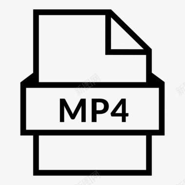 mp4文件音乐文件加载图标图标