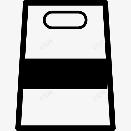带条纹和孔的购物袋用于购物购物图标svg_新图网 https://ixintu.com 带条纹和孔的购物袋 用于购物 购物