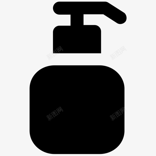 皂液器衣服大胆的固体图标svg_新图网 https://ixintu.com 皂液器 衣服大胆的固体图标