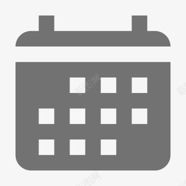 日历商务和办公材料标图标图标