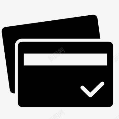 信用卡银行账单图标图标