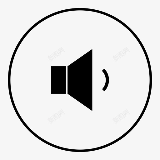 增加音量视觉减少图标svg_新图网 https://ixintu.com 低音量 减少 增加音量 增强 房屋 汽车 视觉 降低音量 音乐