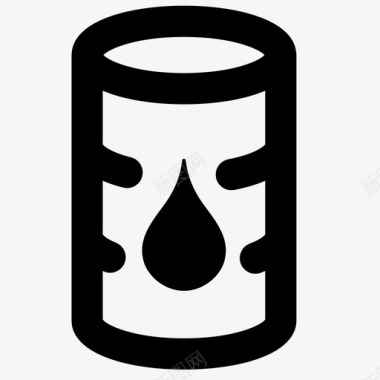 油桶桶罐图标图标