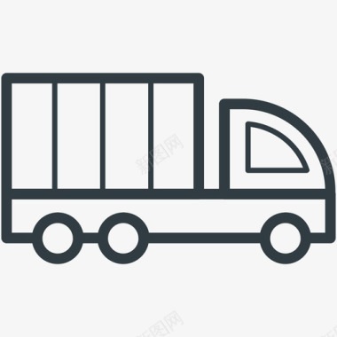 货运卡车物流配送载体图标图标