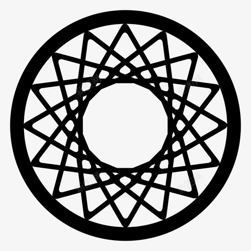 图案圆形图案图案图标svg_新图网 https://ixintu.com 图案 图案图案 圆形 对称 形状 曼陀罗 重复 针织