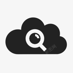 天气查询云暗互联网图标高清图片