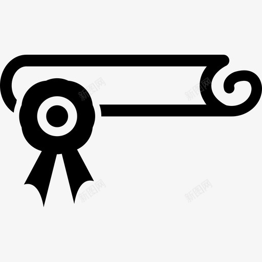 带密封的涡旋式基本应用图标svg_新图网 https://ixintu.com 基本应用 带密封的涡旋式