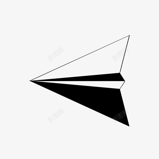 纸飞机纸张更少图标svg_新图网 https://ixintu.com 更少 纸张 纸飞机 重量 飞机 飞行