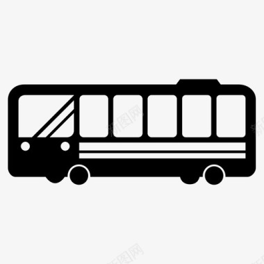 公共汽车旅行车旅游图标图标