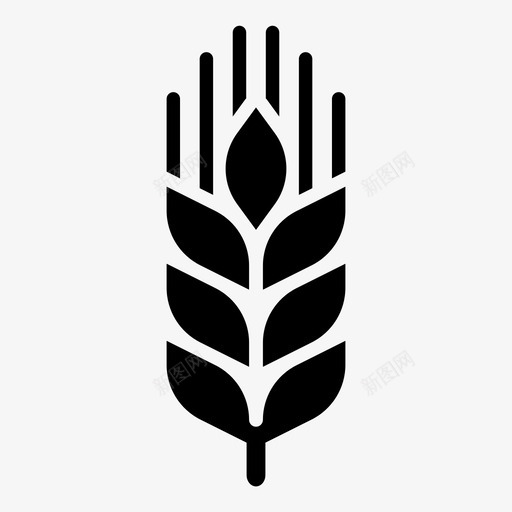 麦芽大麦啤酒图标svg_新图网 https://ixintu.com 农作物 啤酒 大麦 小麦 谷物 酿造 面包 麦芽