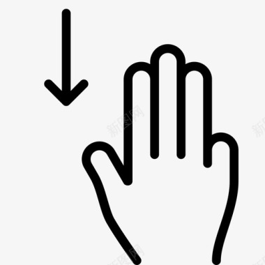 三个手指向下滑动向下滑动存储图标图标