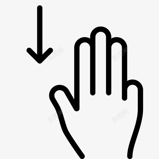 三个手指向下滑动向下滑动存储图标svg_新图网 https://ixintu.com labrotory 三个手指向下滑动 向下滑动 存储 平滑手势 手 手势 管理 触摸 音乐 预测
