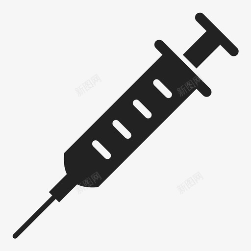 注射器增强信息图标svg_新图网 https://ixintu.com 信息 增强 注射 注射器 疫苗 透镜 遮蔽物 针尖