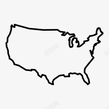 美国自由之地北美图标图标