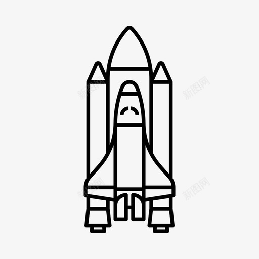 航天飞机飞船火箭图标svg_新图网 https://ixintu.com 宇宙 探索 月球 火箭 美国航天局 航天飞机 飞船