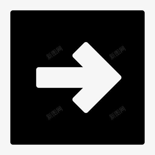下一个相邻箭头图标svg_新图网 https://ixintu.com 下一个 向前 平滑填充箭头 方向 相邻 看其他 箭头 跳过这个