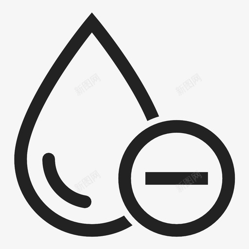 血红油图标svg_新图网 https://ixintu.com 删血 水 油 滴 瓶子 红 组 细胞 血 银行