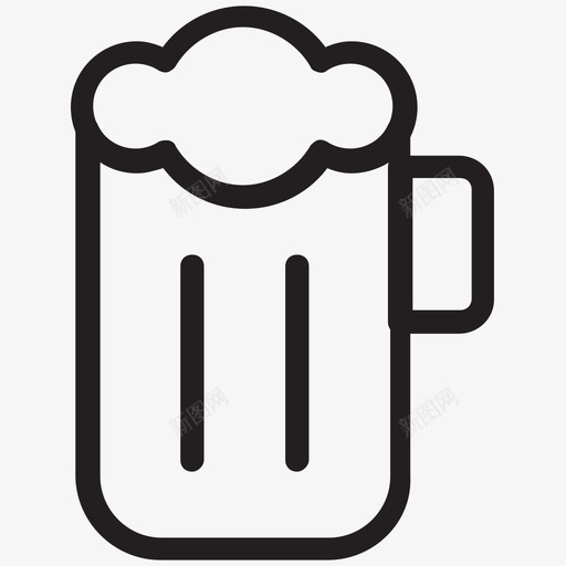 啤酒杯网络和用户界面图标svg_新图网 https://ixintu.com 啤酒杯 网络和用户界面图标