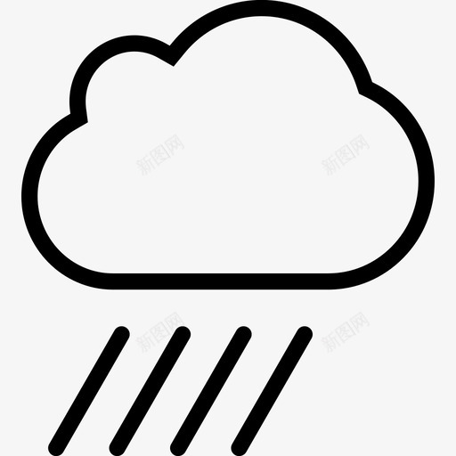 雨大气坠落图标svg_新图网 https://ixintu.com 坠落 大气 天气 天气概要 温度 自然 阵雨 雨 风暴