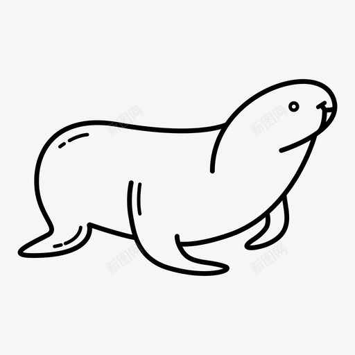 印章动物盒子图标svg_新图网 https://ixintu.com 动物 印章 字母 海洋动物 海洋生物 盒子 邮票 闭合