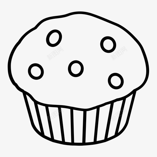 松饼甜点调味图标svg_新图网 https://ixintu.com 产品 巧克力 材料 松饼 烘焙项目 甜点 蓝莓 薯片 调味 面包店概述 面包房