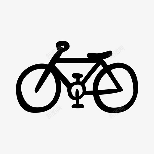 自行车刹车踏板图标svg_新图网 https://ixintu.com 交通工具 刹车 牵引装置1 自行车 踏板 轮子