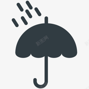 防雨物流配送冷标图标图标